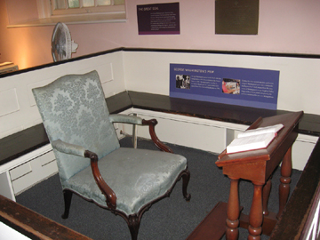 George Washington's Pew Washingtons Pew - St. Paul's Chapel